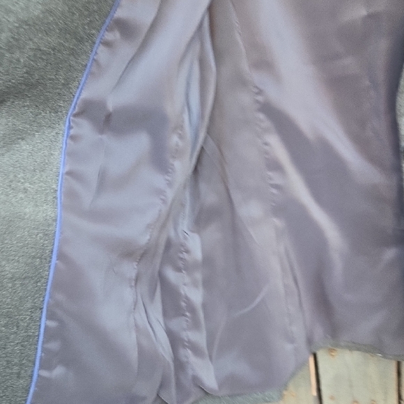 Talbots women  blend 2- piece suits Classic Gray skirt  A-line - Picture 6 of 14